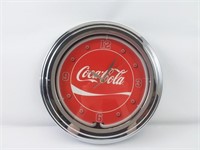 Horloge néon Coca-Cola, fonctionnelle