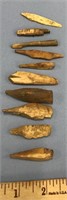 Lot of St. Lawrence Island fossilized artifacts,