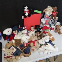 Misc Lot-Boyds Bears, Christmas Cups, & More