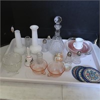 Large Lot-Knick Knacks, Milk Glass, S&P Shakers, &