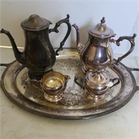 Silver Plated Coffee & Tea Set