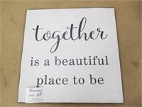 16" x 16" Wooden Sign