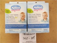 2 Hyland's Baby Tiny Cold Tablets