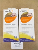 2 Medela Baby Bottles
