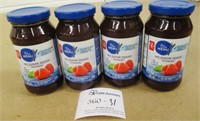 4 Blue Menu No Sugar Added Raspberry Jams