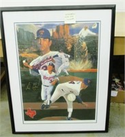 Autographed Nolan Ryan Lithograph