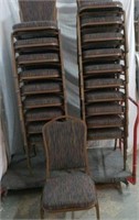 20 Metal Framed Event Chairs Y6B