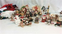 Large Lot of Holiday Figurines and More K14E