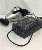 Shark  Vacuum and CyberPower Surge Protector K14A