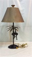 Tropical Metal Monkey Lamp K14B