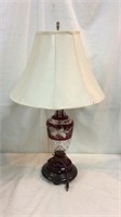 Crystal Ruby Glass Lamp K15