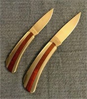 Two Matching Folding Pocket Knives UCG