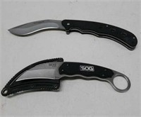 Karambit & Liner Lock Kukri Style Knives XCG