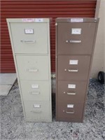 2 Vertical Filing Cabinets X10A