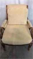 Light Yellow Wooden Study Chair Y11B
