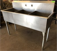 Triple Well SInk - 18" x 18" x 13"