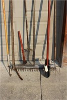 Fork, Primitive Tools, Rake, Axe