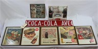Coca-Cola signs, advertising, hot plate