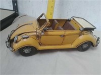 Decorative metal bug model car