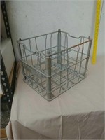 Metal milk crate