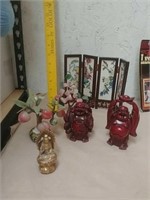 Decorative Asian figurines and decor