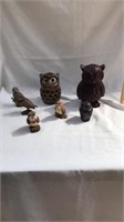 Group of owls decor