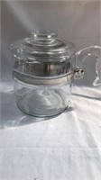 Vintage glass coffee pot