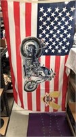 Harley Davidson American flag