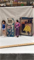 Donny and Marie Osmond tv fashion dolls with