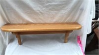 24”x10” wooden shelf