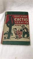 Vintage What kind a cactus izzat book