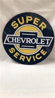 Chevrolet sign round 14 inches diameter