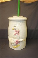 Vintage Churn with Paddle & Geese