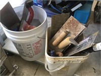 Buckets of Concrete Tools