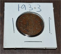 1933 One Cent CAD