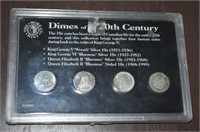 RCM Dimes Of The Century Coin Set