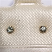 $160 14 KT Gold (2.5mm) Alexandrite Earrings (Made