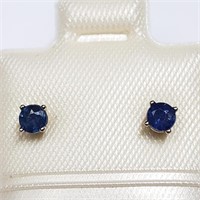 $200 14 KT Gold Sapphire Earrings (Made in Canada)