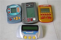 4 Hand Held Games not tested