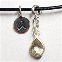$120 2 Silver Pendant Necklace