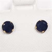 $200 14 KT Gold Sapphire (1ct) and Pearl Reversibl