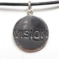 $100 Silver Vision Pendant Necklace