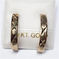 $400 10 KT Gold Earrings (Made in Canada)