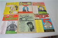 6, 1950's Song Books