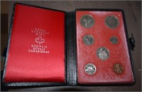 RCM 1971 BC Proof Coin Set in Leather Case