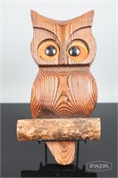 Wooden Owl Art