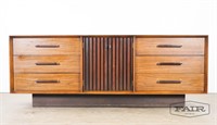 Walnut and Rosewood Dresser by Lane