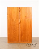 Two Piece Danish Cabinet