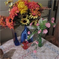 Vases & Faux Flowers