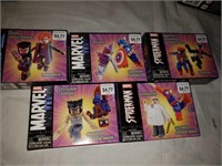 5 NIB Marvel Minimates